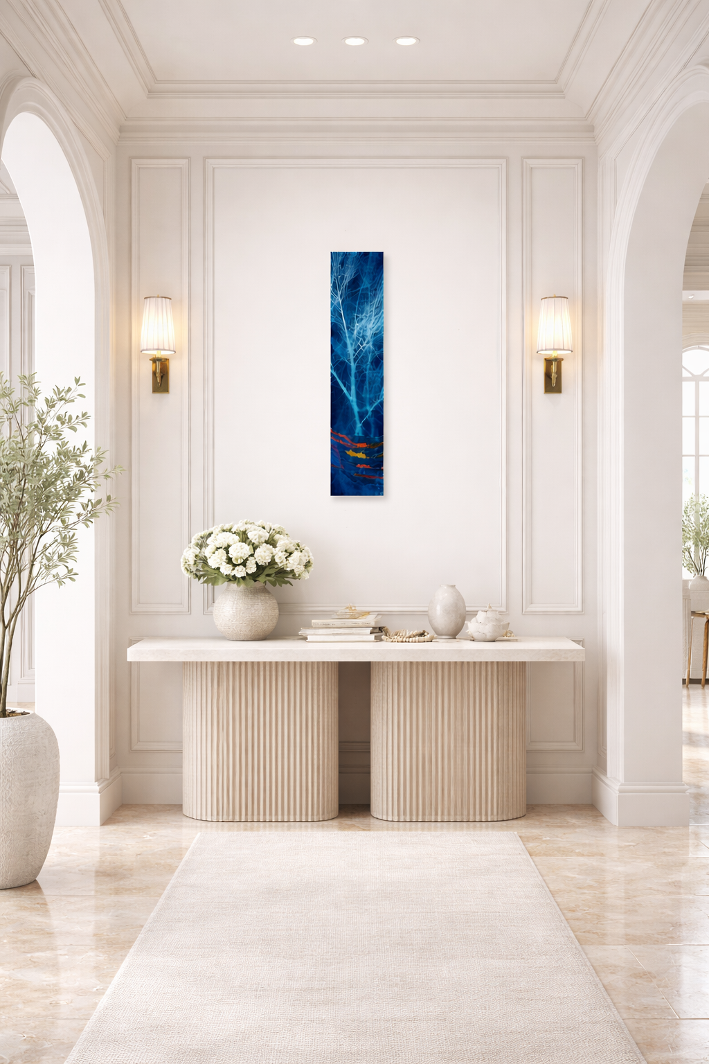 Œuvre d'art originale Harmonie II – Cyanotype et pigments