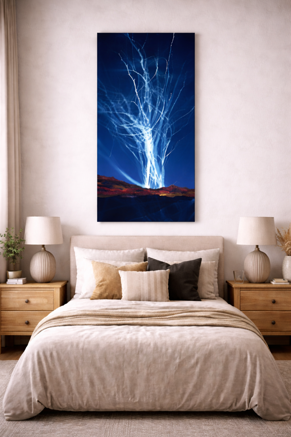 Œuvre d'art originale Elévation – Cyanotype et pigments