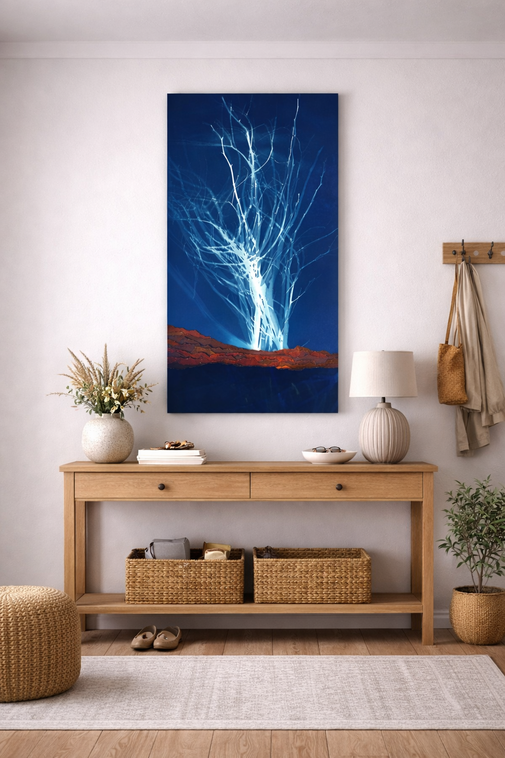 Œuvre d'art originale Elévation – Cyanotype et pigments