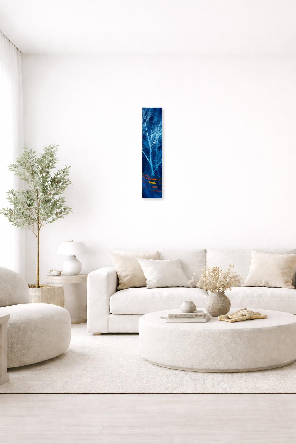 Œuvre d'art originale Harmonie II – Cyanotype et pigments