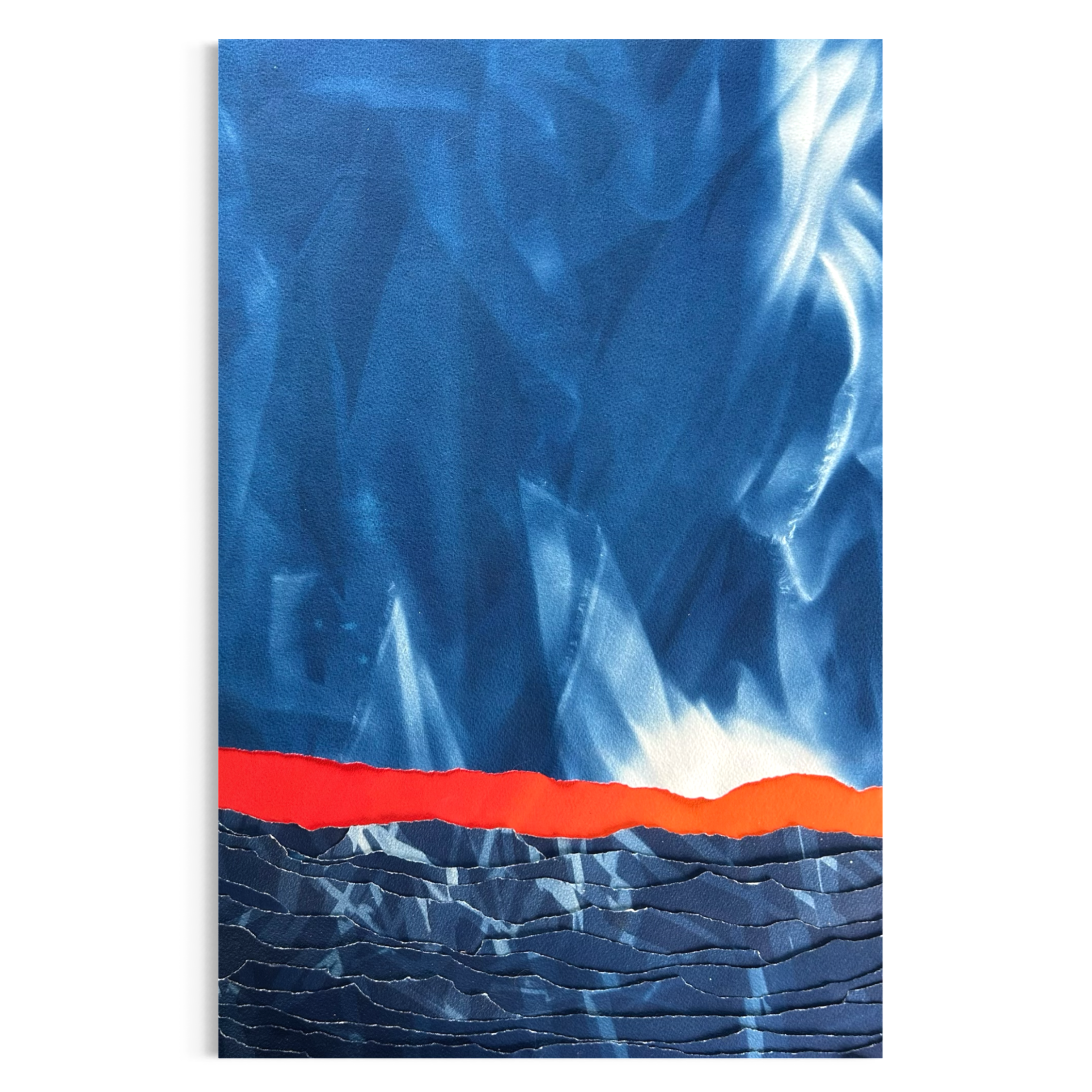 Œuvre d'art originale L’amour, la source – Cyanotype et pigments