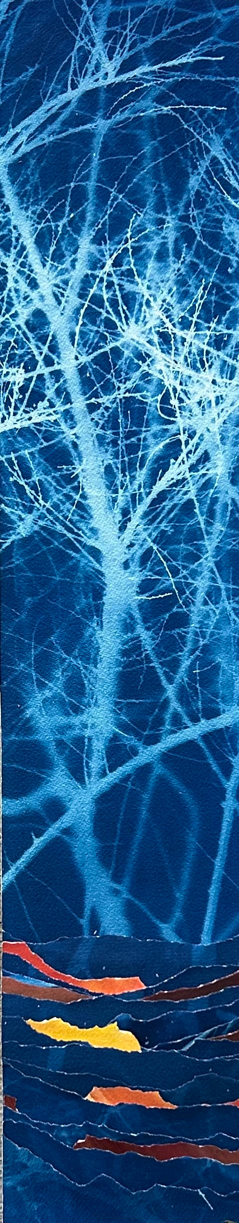 Œuvre d'art originale Harmonie II – Cyanotype et pigments