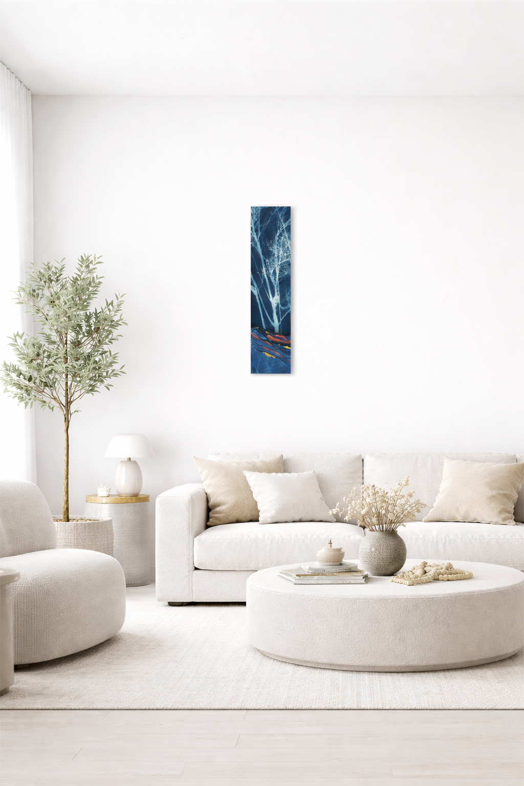 Œuvre d'art originale Harmonie I – Cyanotype et pigments